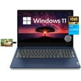 thumbnail image 1 of [Free 32GB USB Card] New Lenovo IdeaPad 3i Business Laptop,15.6" FHD Display, Intel Core i3-1115G4, Windows 11 Home, 8GB RAM 256GB SSD, Abyss Blue, 1 of 5