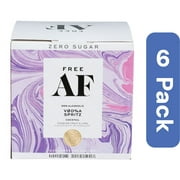 Free AF Mixer Non-Alcoholic Vodka Spritz 4 Pack 1 Liter (Pack Of 6)