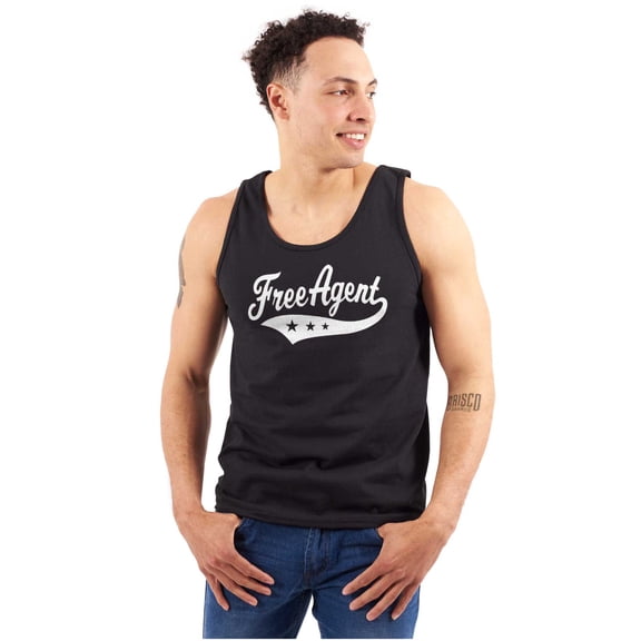 Free Agent Sports Team Fanatic Club Plus Size Graphic Tank Top Brisco Brands 3X