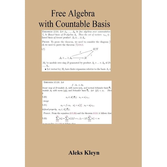Free Algebra with Countable Basis (Paperback)