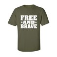 thumbnail image 1 of Free And Brave Adult Short Sleeve T-shirt, 1 of 4