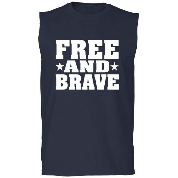 Free And Brave Adult Sleeveless Tee