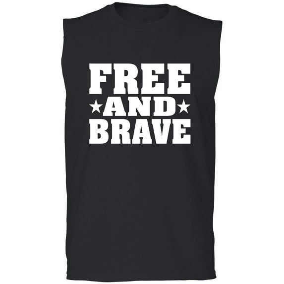 Free And Brave Adult Sleeveless Tee
