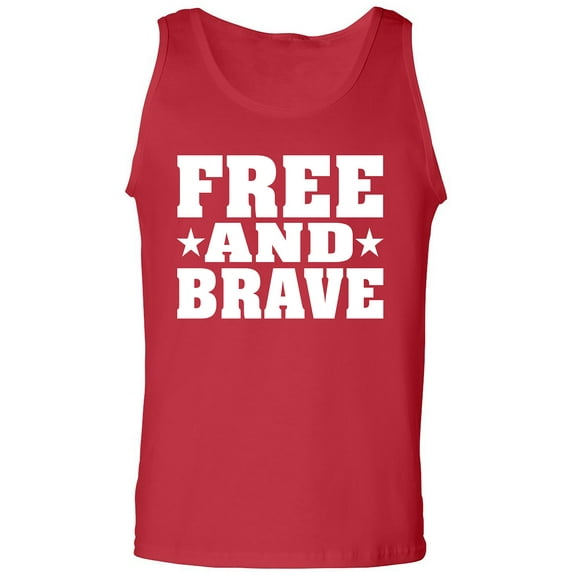 Free And Brave Adult Tank Top