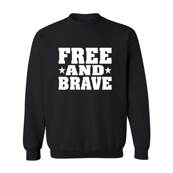 Free And Brave Crewneck Sweatshirt