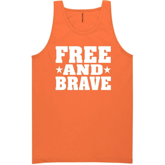 Free And Brave Neon Tank Top
