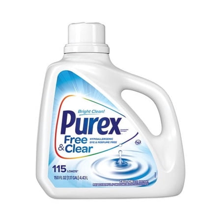 Free And Clear Liquid Laundry Detergent, Unscented, 150 Oz Bottle | Bundle of 10 Each