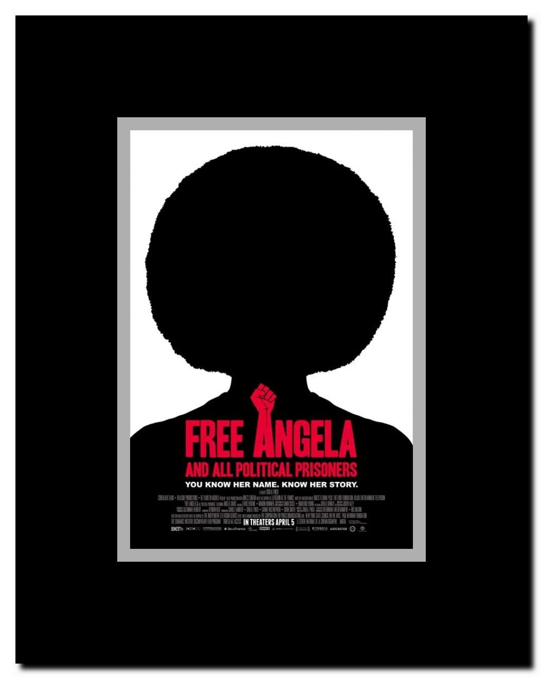Free Angela & All Political Prisoners Framed Movie Poster
