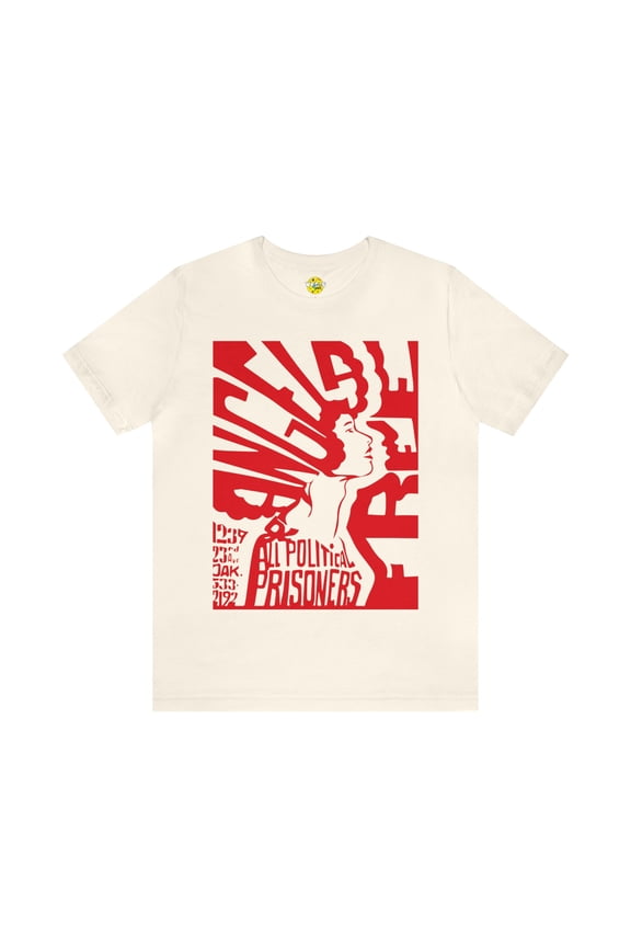 Free Angela Retro Protest Poster TShirt, Black History Icon Tee