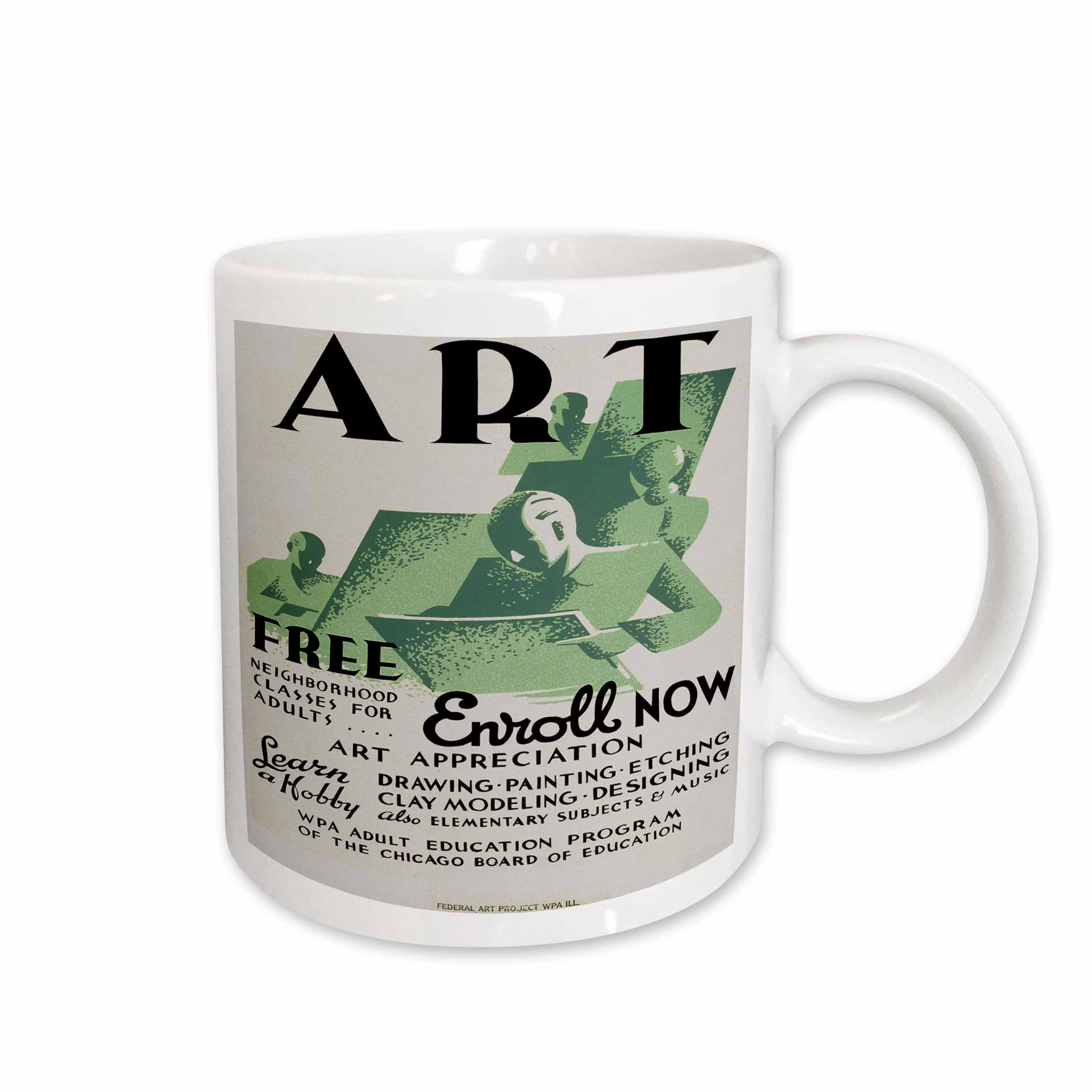 Free Art Classes For Adults Art Appreciation Federal Art Project 15oz Free art classes for adults art appreciation federal art project 15oz