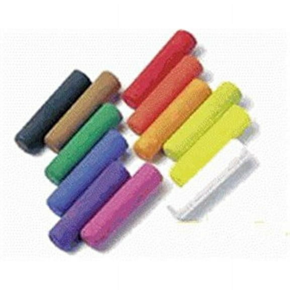 Free Art Colored Chalk, 12 Pieces