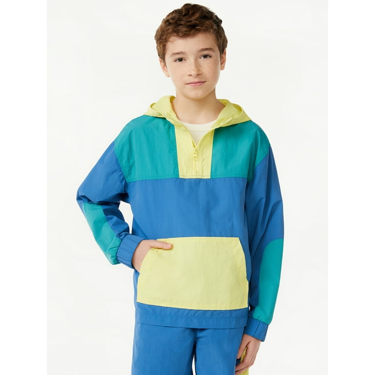 Anorak top color block
