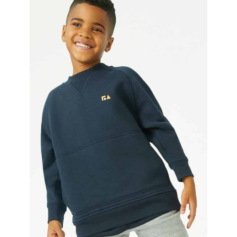 Crew neck discount sweatshirt with pouch