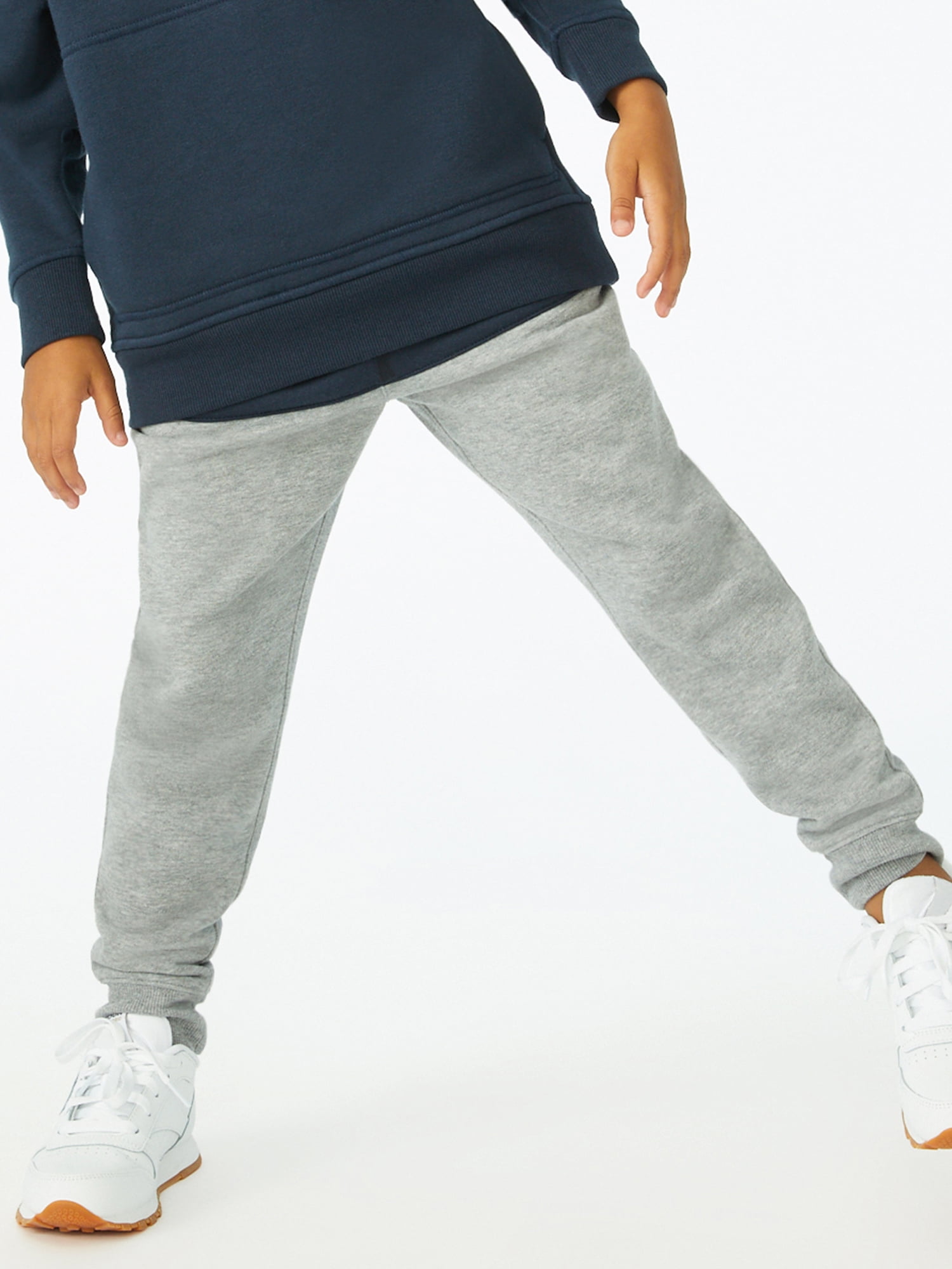 APPLE PEAR BOYS FLEECE JOGGER - WHITE