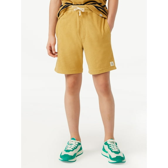 Free Assembly Boys Terry Shorts, Sizes 4-18