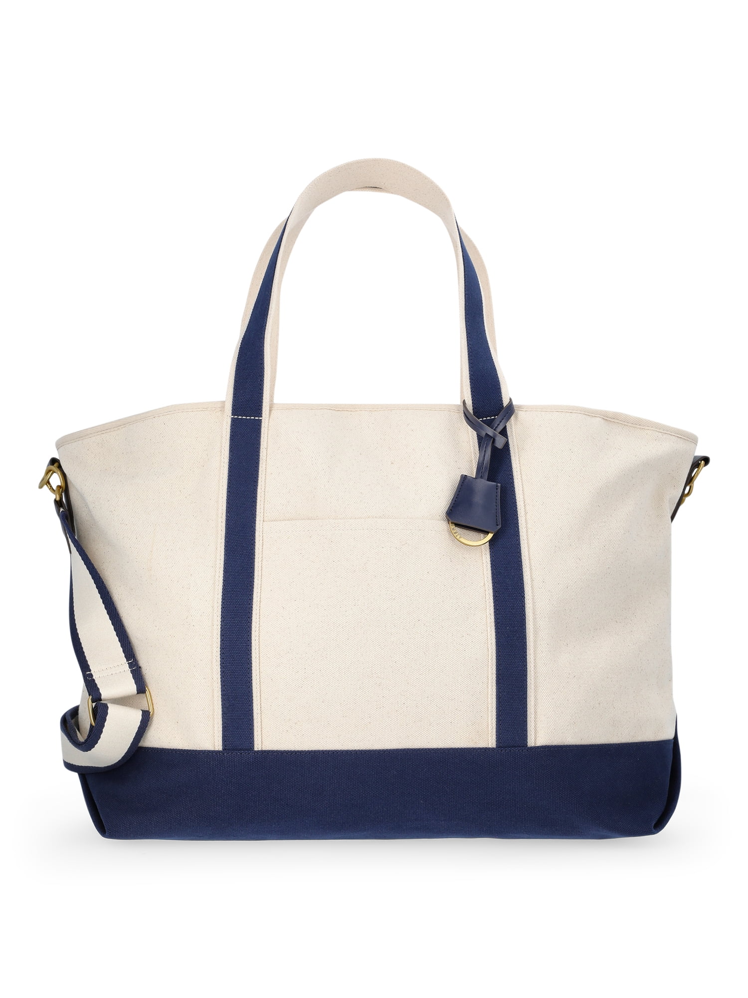 Free Assembly Women's Canvas Boat Tote, Natural