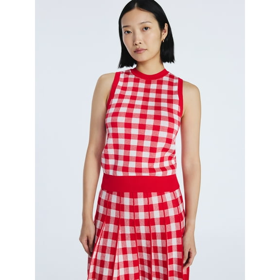 Free Assembly Women's Sleeveless Sweater Shell, Sizes XS-XXL