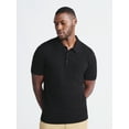 thumbnail image 1 of Free Assembly Men's Cozy Yarn Everyday Polo Sweater with Short Sleeves, Sizes S-3XL, 1 of 5