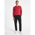 thumbnail image 1 of Free Assembly Men's Cozy Yarn Everyday Crewneck Sweater with Long Sleeves, Size XS-3XL, 1 of 4