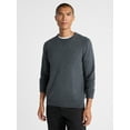 thumbnail image 1 of Free Assembly Men's Cozy Yarn Everyday Crewneck Sweater with Long Sleeves, Size XS-3XL, 1 of 6