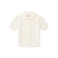 thumbnail image 1 of Free Assembly Kids and Toddler Cotton Pointelle Cardigan Sweater with Short Sleeves, Sizes 12M-3T and XS-XL, 1 of 3