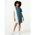 thumbnail image 1 of Free Assembly Girls Asymmetrical Polo Dress, Sizes 4-18, 1 of 4