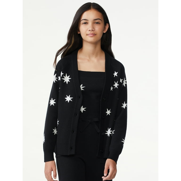 Walmart black cardigan sale