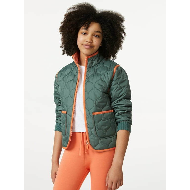 Lightweight Quilted Jacket, Sizes 4-18 - Walmart.com