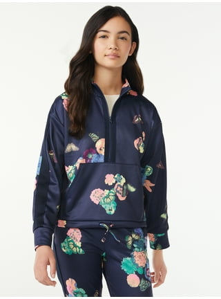adidas originals girls' floral track top junior
