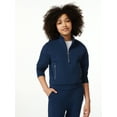 thumbnail image 1 of Free Assembly Girls Quarter-Zip Track Jacket, Sizes 4-18, 1 of 5