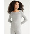 thumbnail image 1 of Free Assembly Girls Ribbed Top with Long Sleeves, Sizes 4-18, 1 of 5