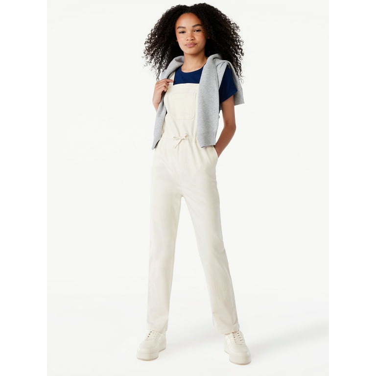 Free Assembly Girls Slouchy Overalls Sizes 6 18 Walmart