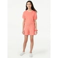 thumbnail image 1 of Free Assembly Girls Slouchy Terrycloth Cropped Tee and Shorts, 2-Piece Set, Sizes 4-18, 1 of 4