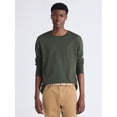 thumbnail image 1 of Free Assembly Men's Everyday Cotton Tee with Long Sleeves, Sizes XS-3XL, 1 of 2