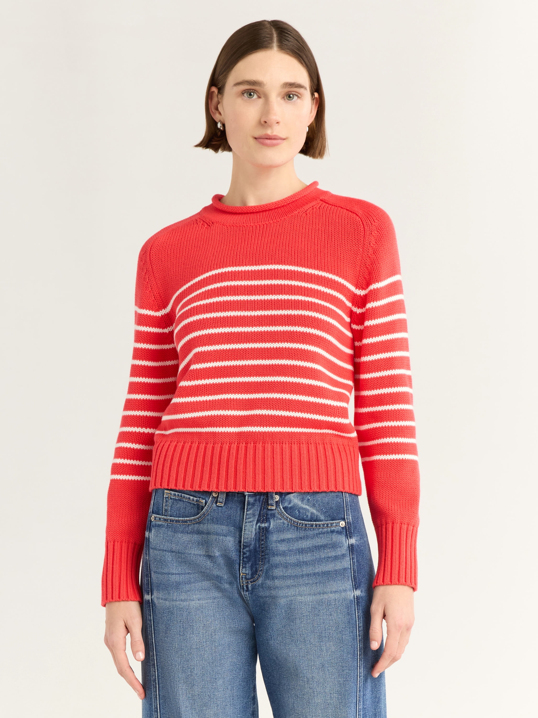 Free Assembly Women's and Women's Plus Cotton Saddle Free Assembly Women's and Women's Plus Cotton Saddle