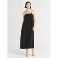 thumbnail image 1 of Free Assembly Women's Pleated Linen Blend Maxi Dress, Sizes XS-XXXL, 1 of 3