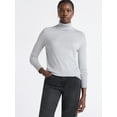 thumbnail image 1 of Free Assembly Women's Cozy Yarn Turtleneck Sweater with Long Sleeves, Sizes XS-XXL, 1 of 5