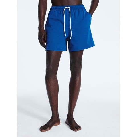 Men's Swim Stretch Seersucker Board Shorts, 5" Inseam, Sizes S-3XL