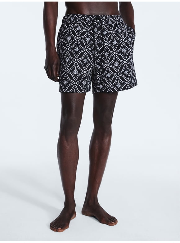 Men's Stretch Seersucker Board Shorts, 5" Inseam, Sizes S-3XL