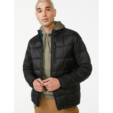 Free Assembly Men's Box Quilted Jacket