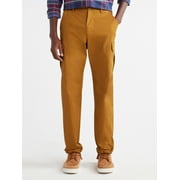 Free Assembly Men's Cargo Pants with Drawstring Hem, 31" Inseam, Sizes XS-3XL