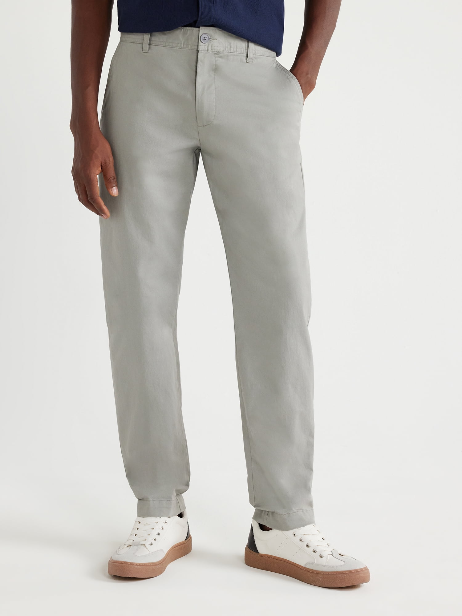 Free Assembly Men's Straight Tapered Fit Chino Pants, Sizes 29-42