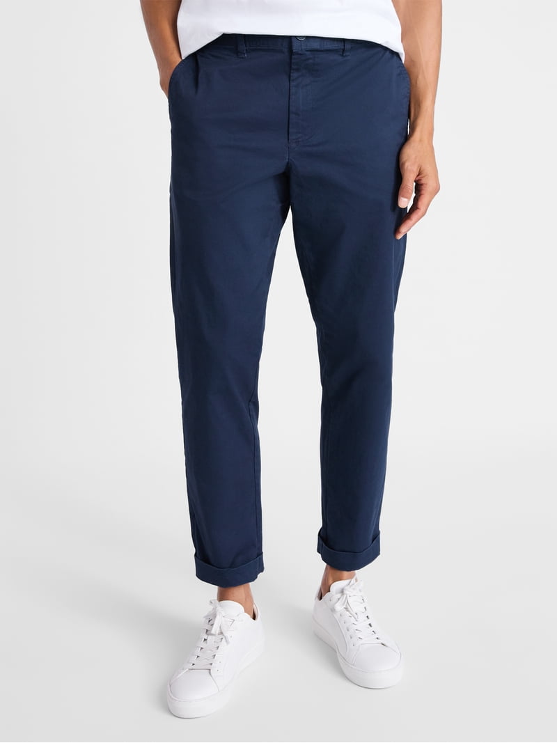 Free Assembly Men's Straight Tapered Fit Chino Pants, Sizes 29-42