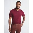 thumbnail image 1 of Free Assembly Men's Cozy Yarn Everyday Polo Sweater with Short Sleeves, Sizes XS-3XL, 1 of 5