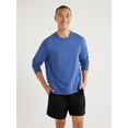 thumbnail image 1 of Free Assembly Men's Crewneck Sweatshirt with Long Sleeves, Sizes S-3XL, 1 of 6