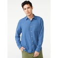 thumbnail image 1 of Free Assembly Men's Double Cloth Stripe Shirt, 1 of 6