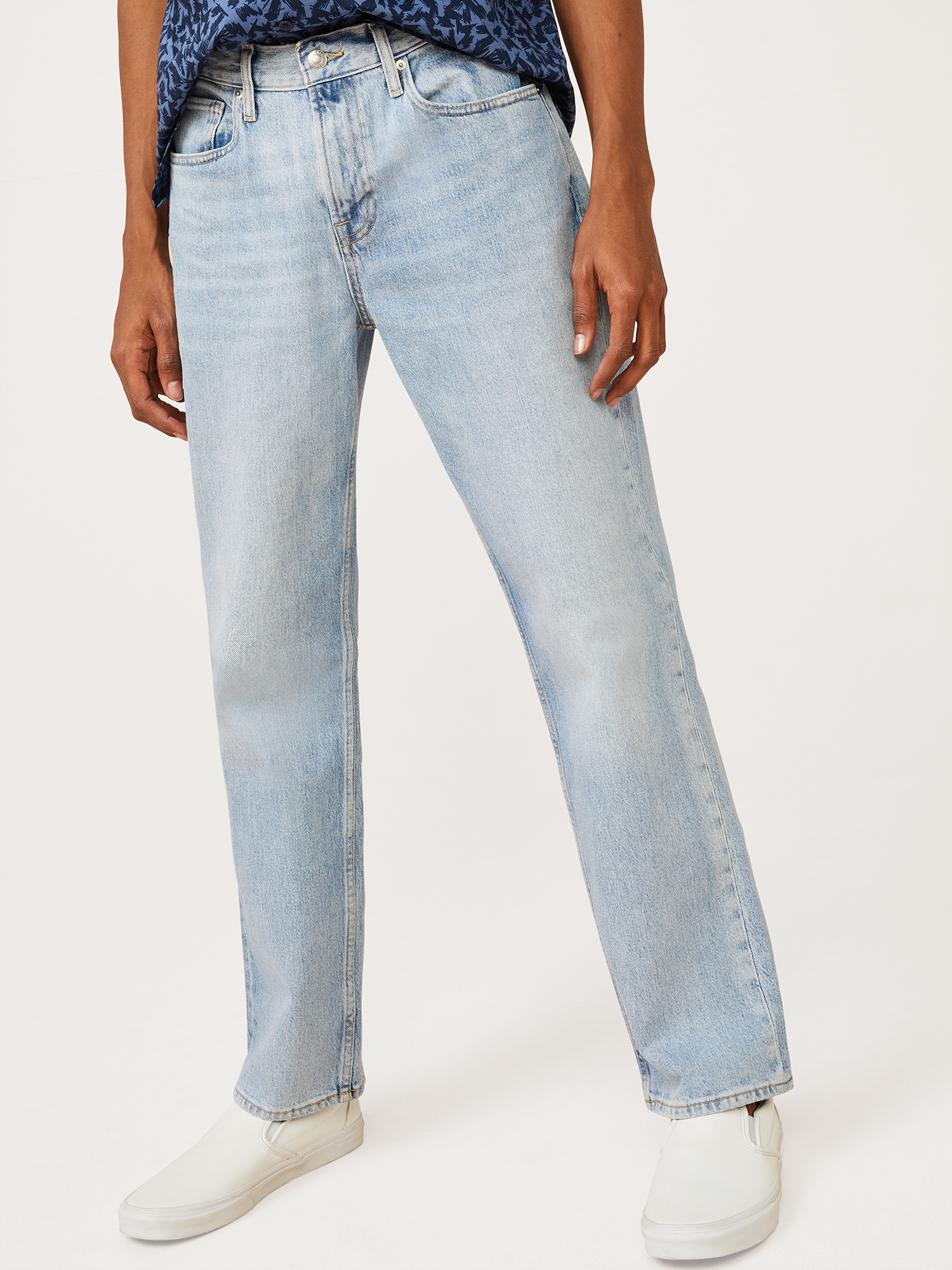 Free Assembly Men's Easy Beach Jeans - image 1 of 7