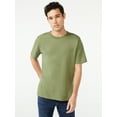 thumbnail image 1 of Free Assembly Men’s Everyday Cotton Tee with Short Sleeves, Sizes S-3XL, 1 of 6