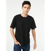 Free Assembly Men’s Everyday Cotton Tee with Short Sleeves, Sizes S-3XL