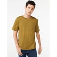 thumbnail image 1 of Free Assembly Men’s Everyday Cotton Tee with Short Sleeves, Sizes S-3XL, 1 of 6